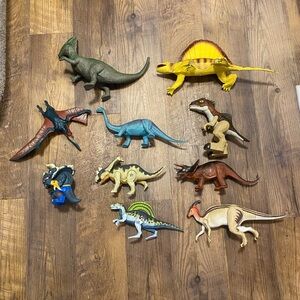 Vintage Jurassic Park Dinosaur Lot Jurassic World x 10